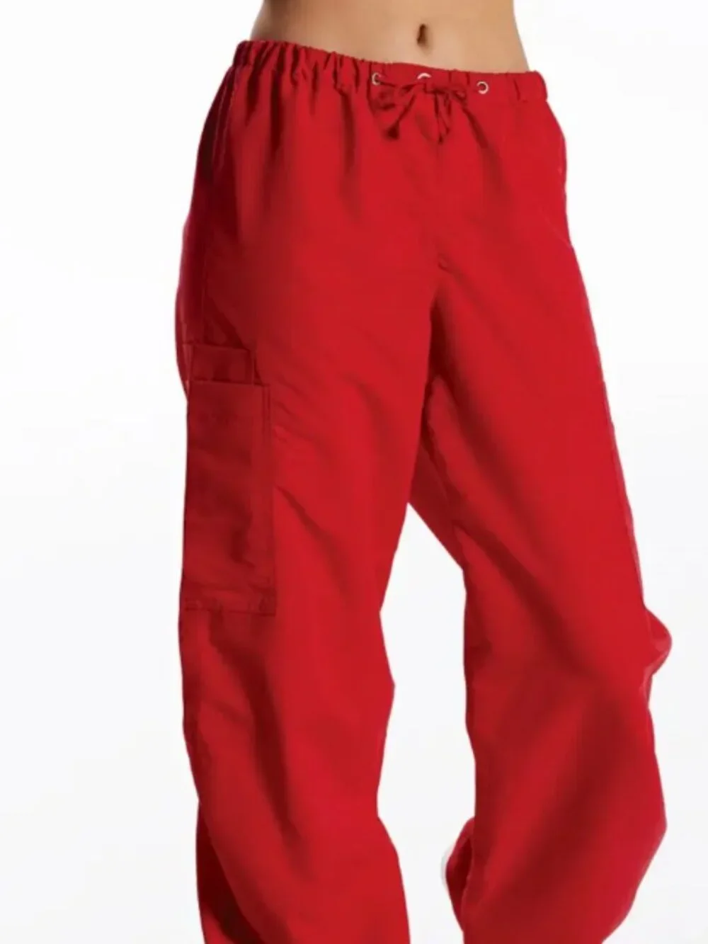 Weissman Dancewear Mixify Low-Rise Cargo Pants Red IC 7/8 16649 Costume Pant NEW